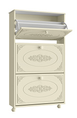 Тумба для обуви (обувница) Ассоль плюс АС-46 ваниль