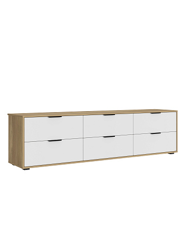 Тумба Оптима ОП-24 блэквуд ячменный/меренга