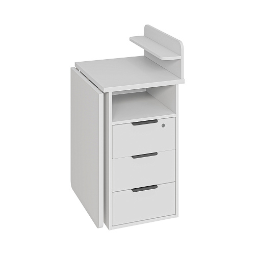 Стол С-405 белый структурный/меренга