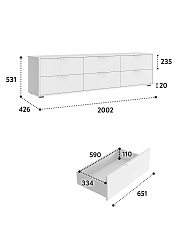 Тумба Оптима ОП-241 белый структурный/меренга