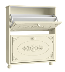 Тумба для обуви (обувница) Ассоль плюс АС-45 ваниль