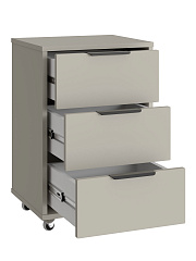 Тумба мобильная К-54 глиняный серый/риолит