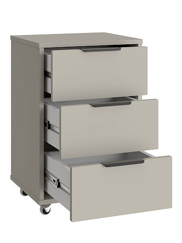 Тумба мобильная К-54 глиняный серый/риолит