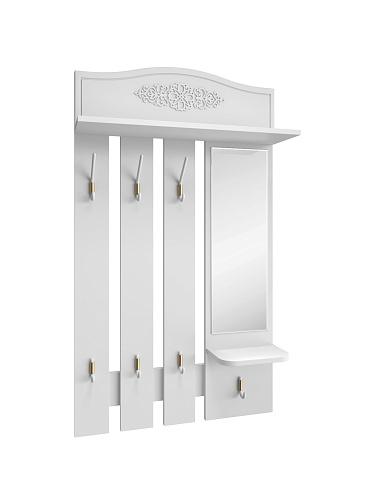 Вешалка Ассоль АС-76 белое дерево