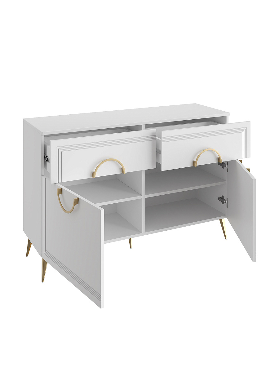 Комод Оливия ОЛ-21 белый бриллиант/бланж