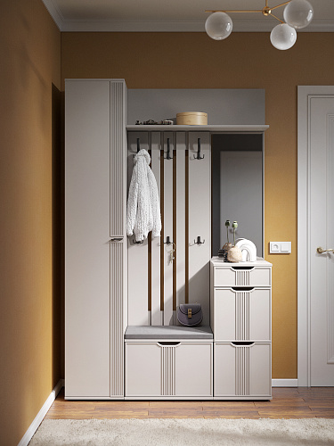 Пенал Эмилия ЭЛ-12К глухой кашемир/шарли керамика