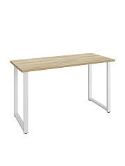 Стол С-600 блэквуд ячменный/каркас белый (1350х600)