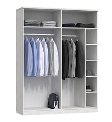 Шкаф четырехдверный для одежды Виктория ВИ-10 северное дерево светлое