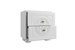 Тумба прикроватная «Монблан» МБ-38К белое дерево