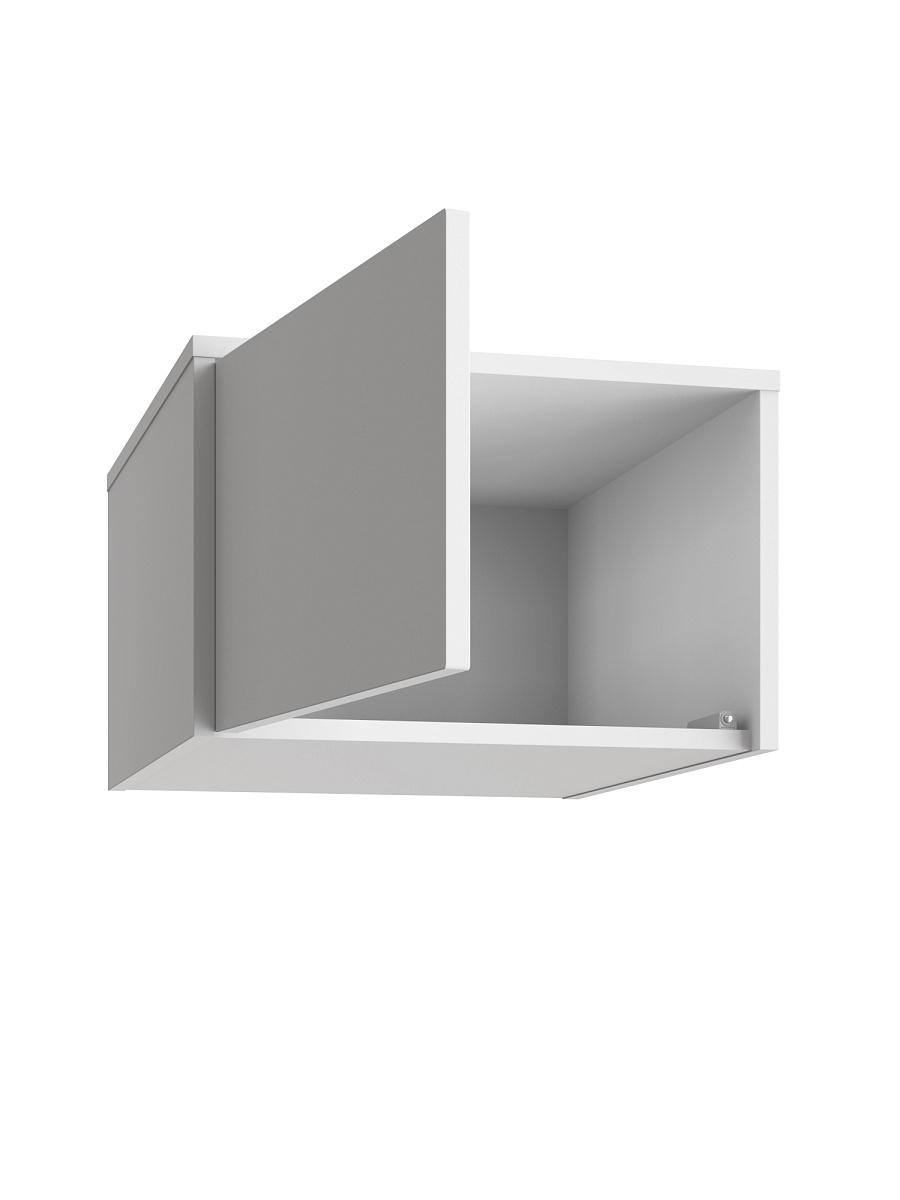 Антресоль Оптима ОП-10 белый структурный/меренга