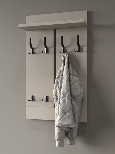 Вешалка ВН-13 глиняный серый (600*1000)