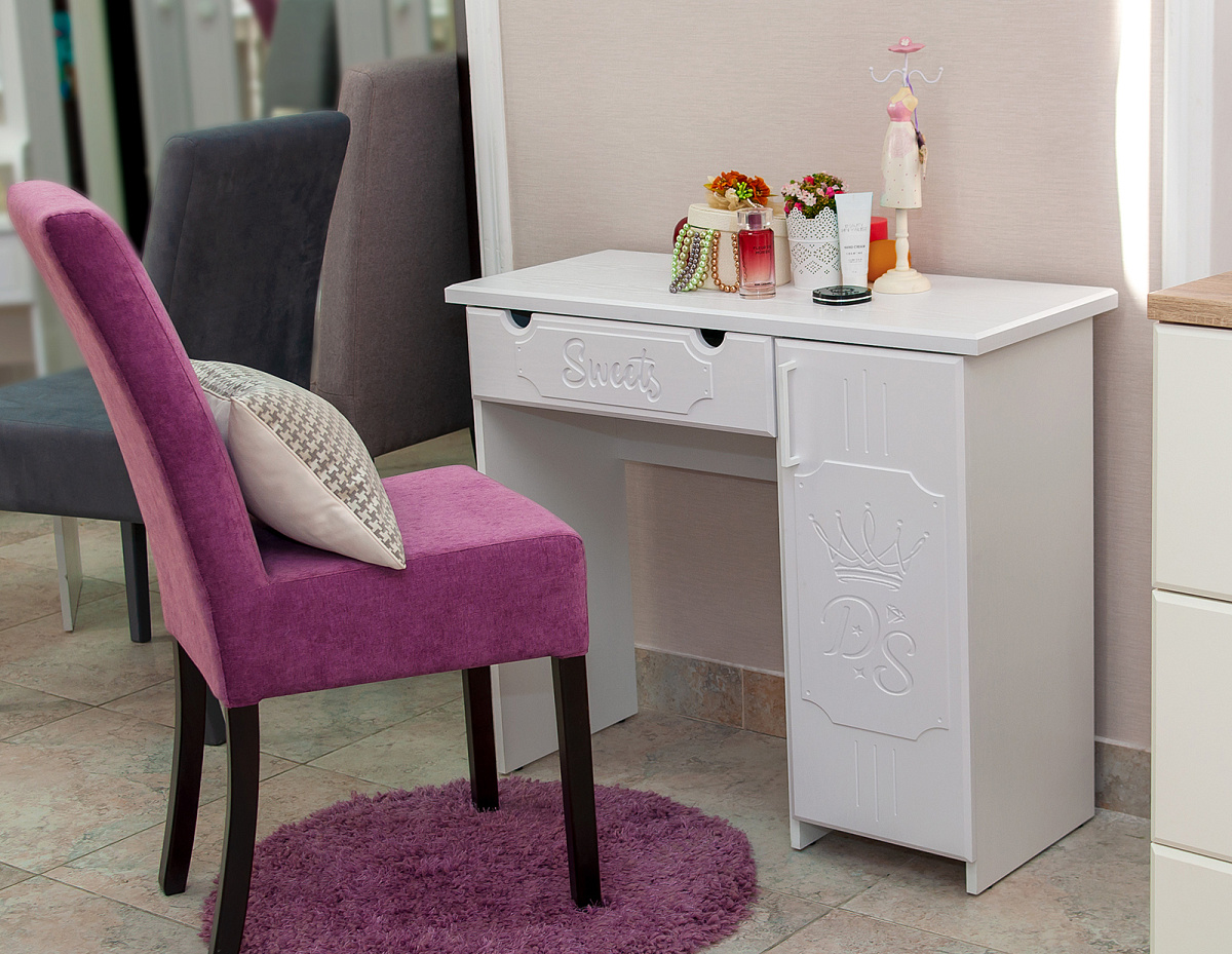 Туалетный столик ДримСтар ДС-2 белое дерево