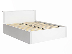 Кровать с ПМ Эмилия ЭЛ-34 (160х200) белый структурный/меренга