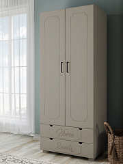 Шкаф для одежды ДримСтар ДС-60К глиняный серый/риолит