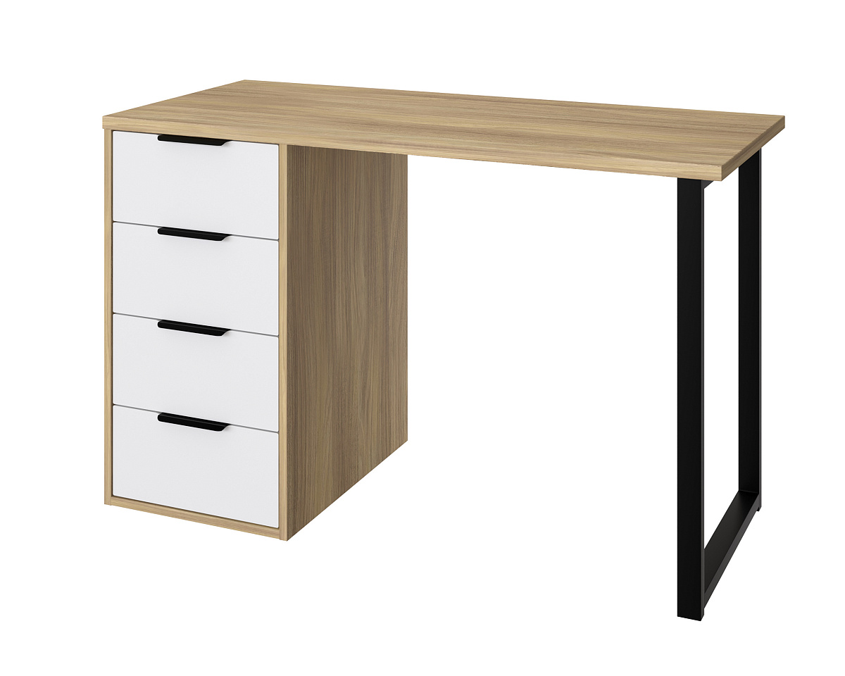 Стол С-400 блэквуд ячменный/меренга