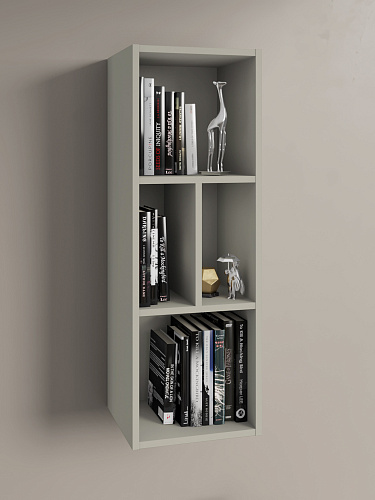 Полка П-02 глиняный серый