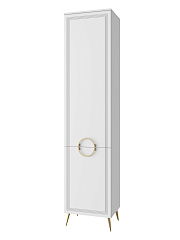 Шкаф-пенал Оливия ОЛ-12 левый белый бриллиант/бланж