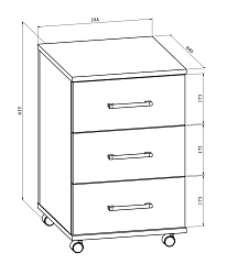 Тумба ОФ-22 венге