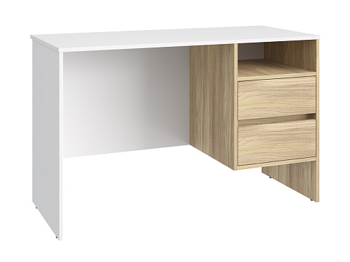 Стол Оскар ОС-23 белый структурный/блэквуд ячменный