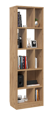 Стеллаж Виктория ВИ-6 дуб крафт золотой