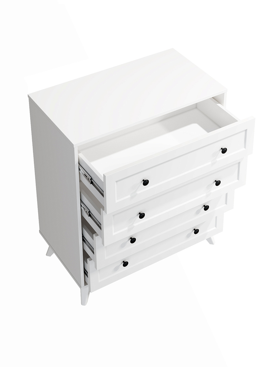 Комод Вильям ВМ-12 белый бриллиант/бланж