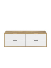 Тумба Оптима ОП-23 блэквуд ячменный/меренга