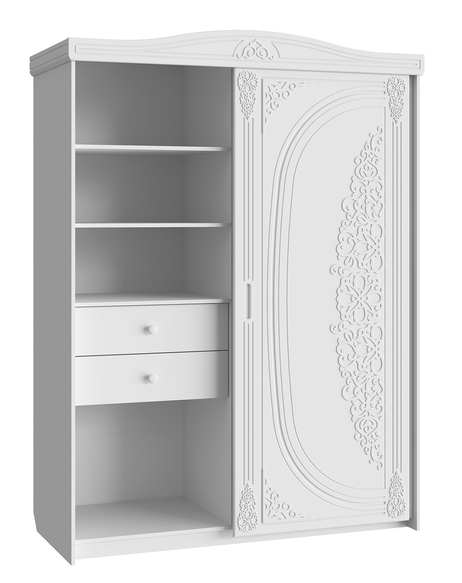 Шкаф-купе Ассоль АС-20 белое дерево