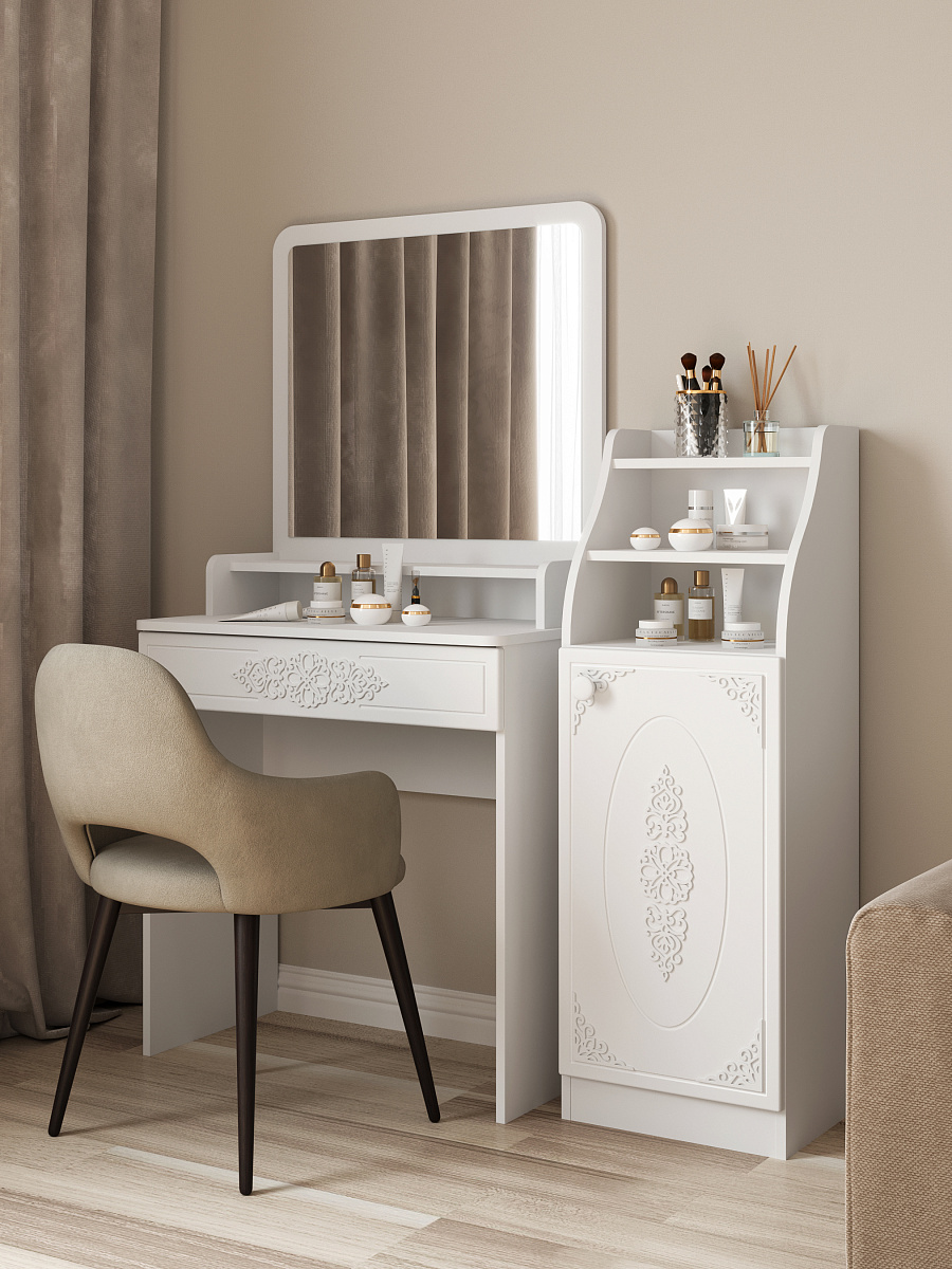 Шкаф Ассоль АС-64 белое дерево