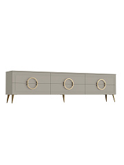 Тумба ТВ Оливия ОЛ-05 глиняный серый/риолит