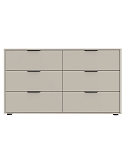 Комод Оптима ОП-16 (1352х426) глиняный серый/риолит