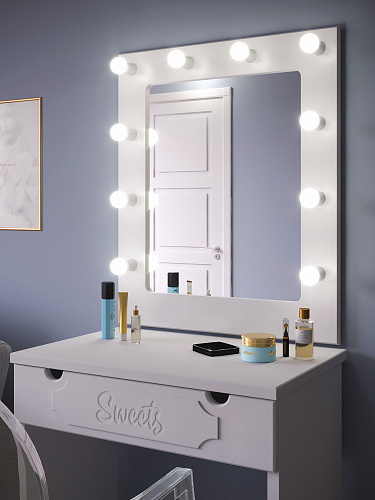 Туалетный столик ДримСтар ДС-1 белое дерево