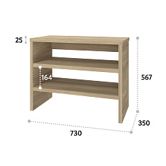 Тумба Т-13 блэквуд ячменный (730х567)