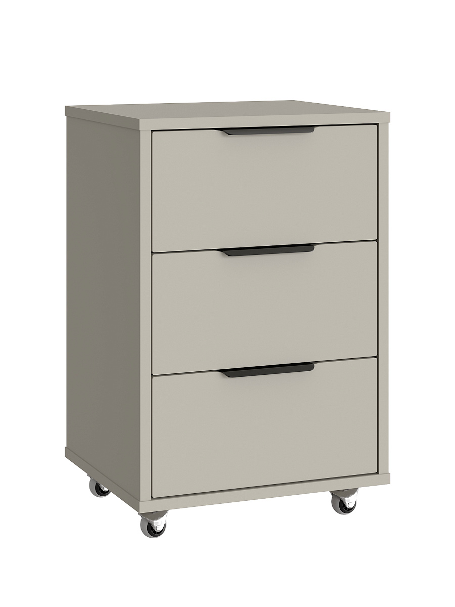 Тумба мобильная К-54 глиняный серый/риолит