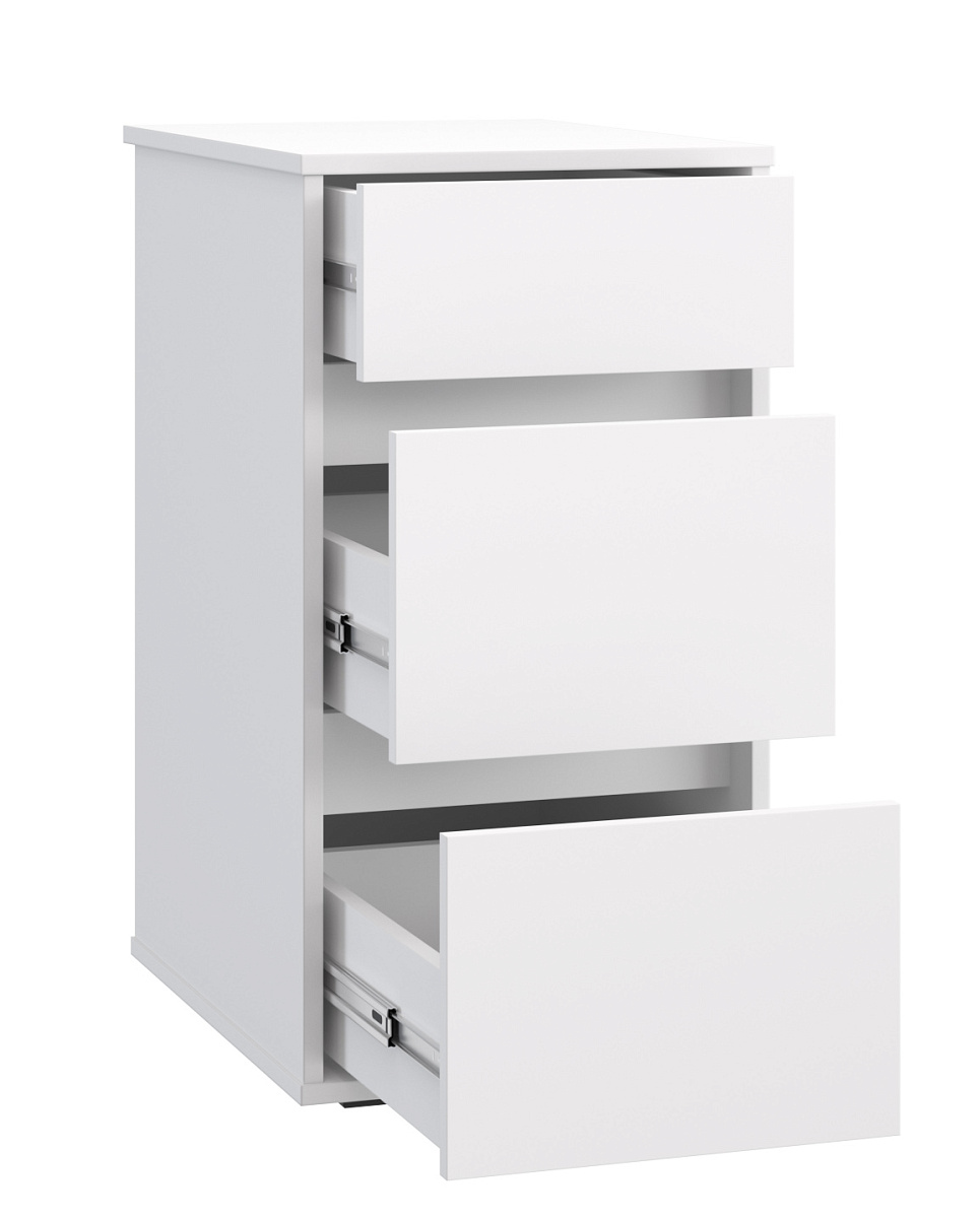 Тумба Оскар ОС-10 белый структурный