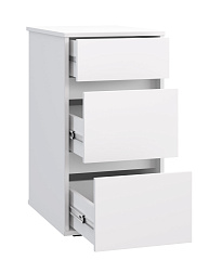 Тумба Оскар ОС-10 белый структурный