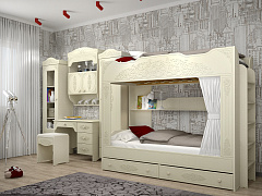 Гарнитур для детской Ассоль плюс АС-031 ваниль