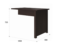 Стол Изабель ИЗ-42 орех темный