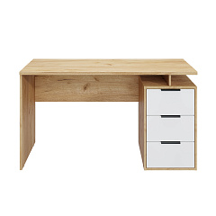 Стол С-407 дуб крафт золотой/меренга (1350*600)