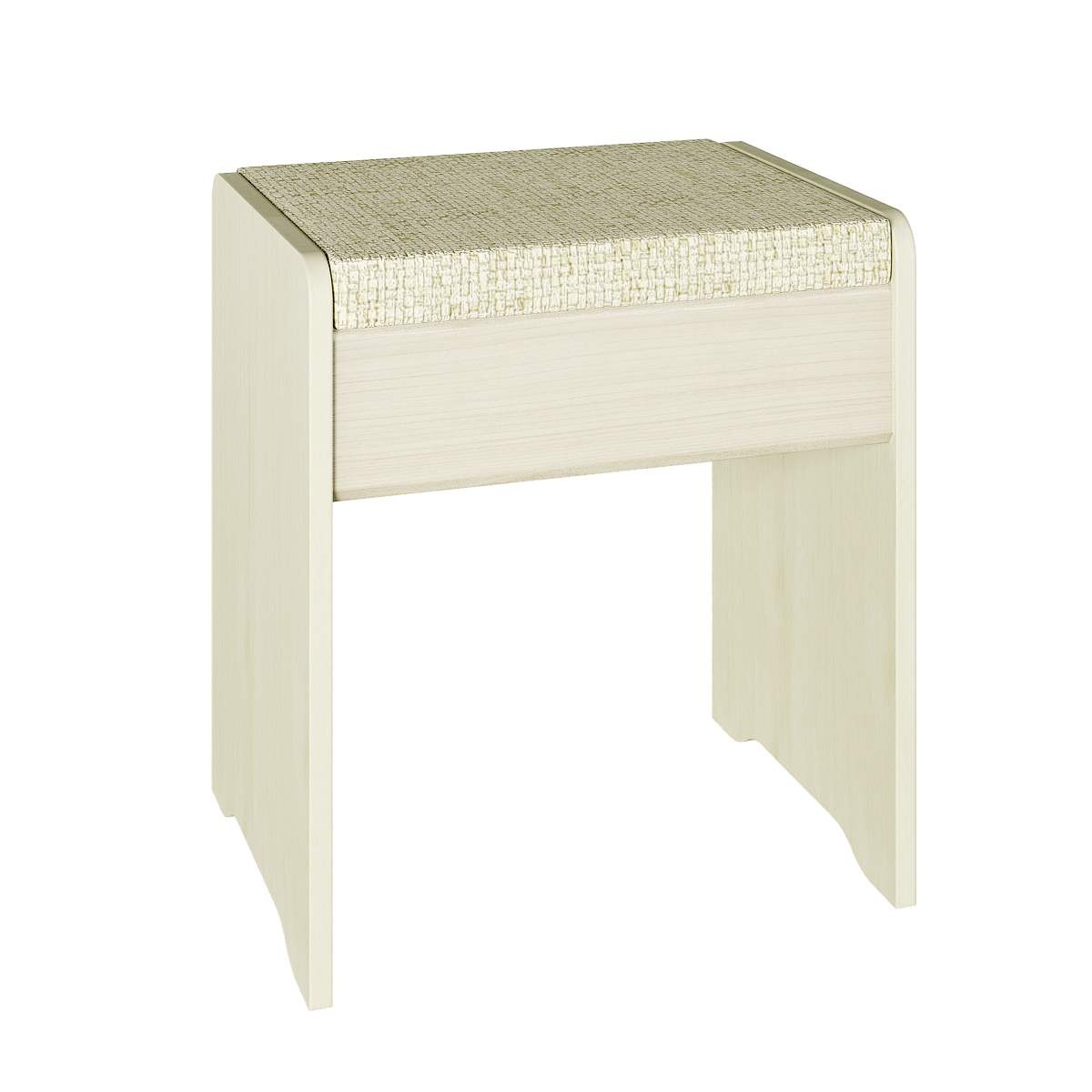 Тумба с сиденьем Изабель ИЗ-36 береза снежная/клен