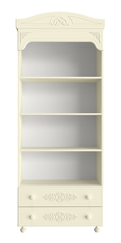Шкаф-пенал открытый Ассоль плюс АС-3 ваниль