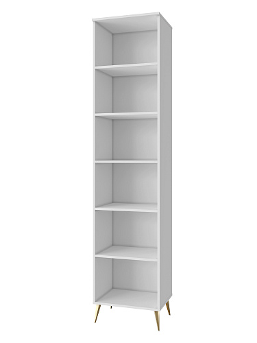 Шкаф-пенал Оливия ОЛ-12 левый белый бриллиант/бланж