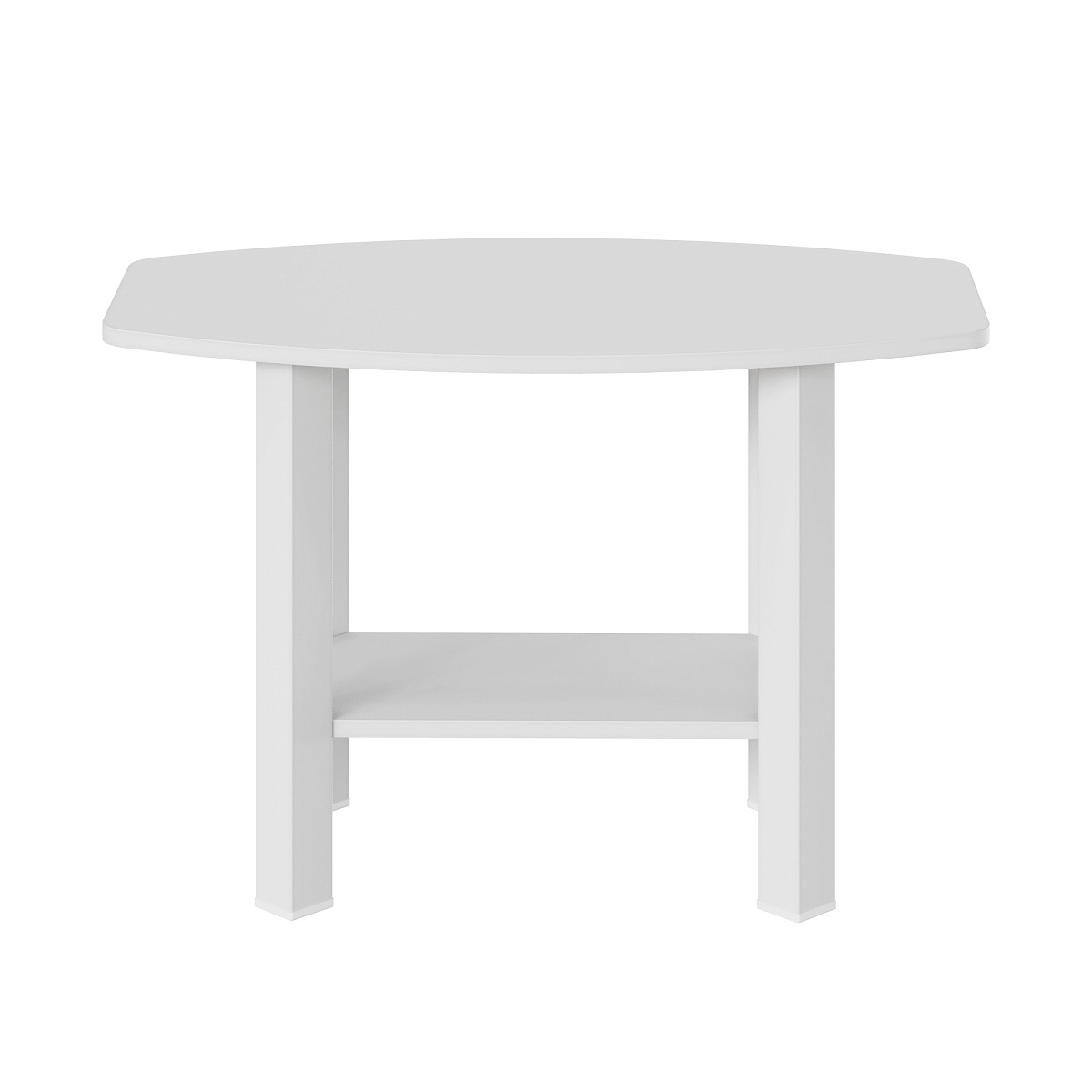 Стол журнальный С-500 белый структурный/белый