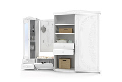 Шкаф-купе Ассоль АС-20 белое дерево