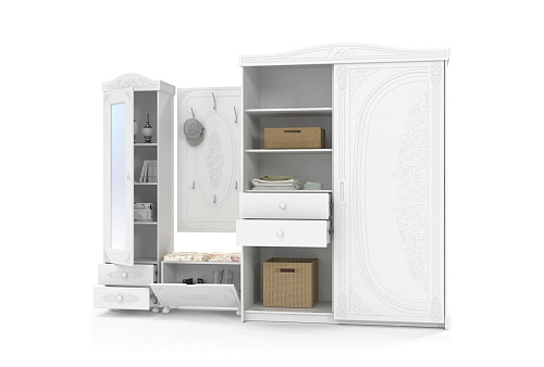 Шкаф-купе Ассоль АС-20 белое дерево