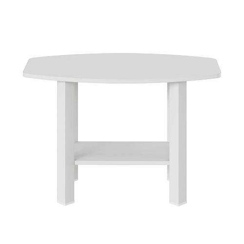 Стол журнальный С-500 белый структурный/белый