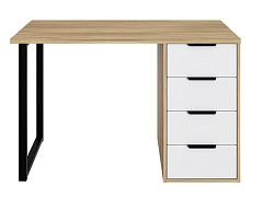 Стол С-400 блэквуд ячменный/меренга