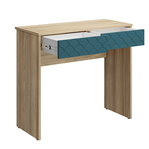 Стол Велламо ВО-09 блэквуд ячменный/морская волна