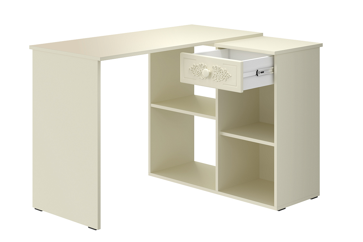 Стол угловой Ассоль плюс АС-67 ваниль