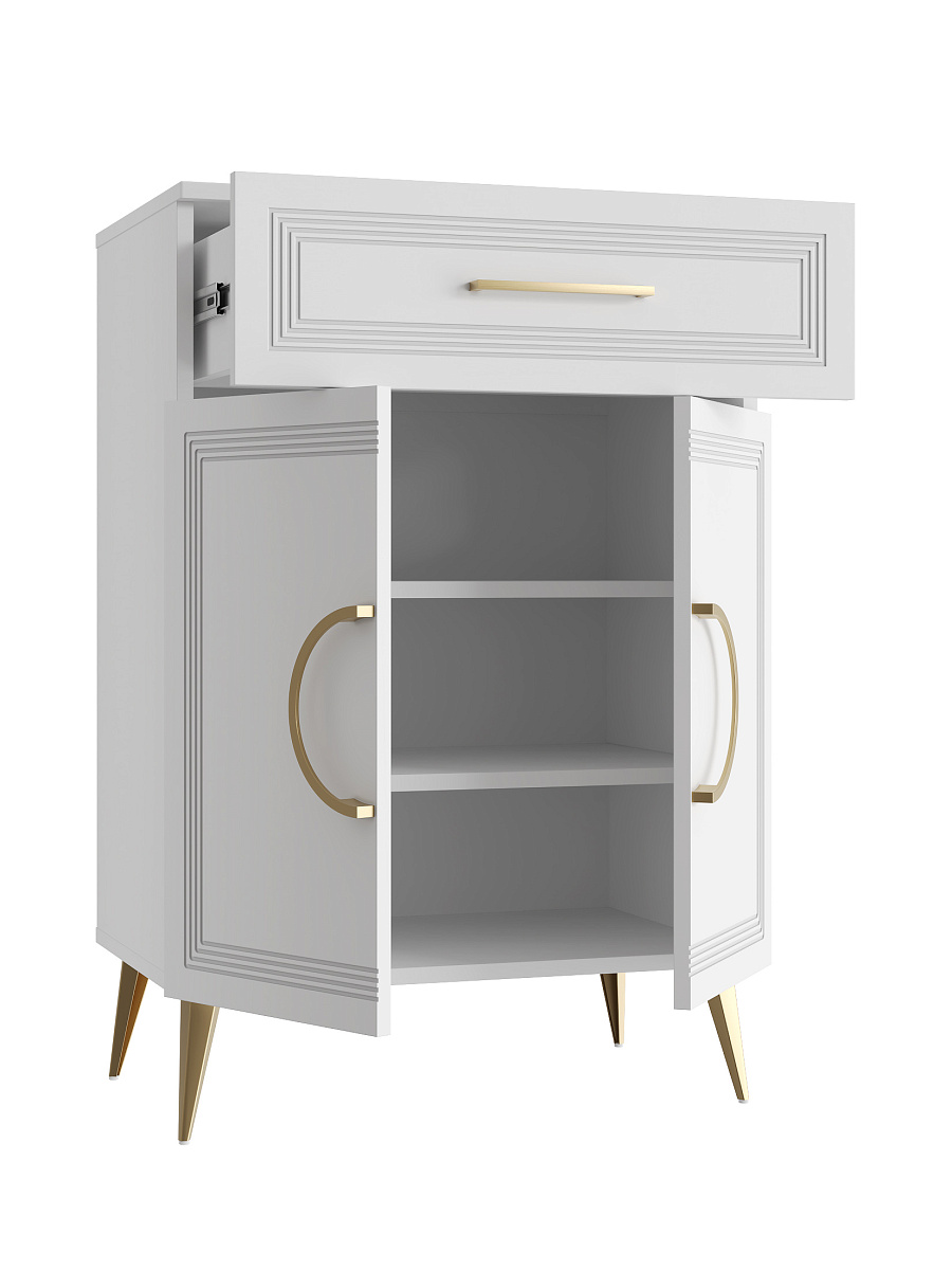 Тумба Оливия ОЛ-08 белый бриллиант/бланж