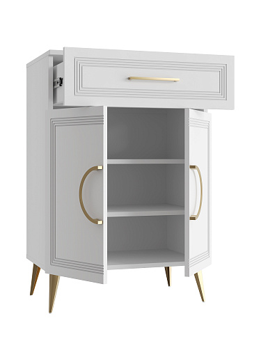 Тумба Оливия ОЛ-08 белый бриллиант/бланж